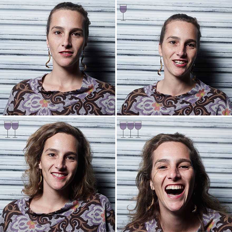 как люди выглядят после 1,2,3 бокалов вина