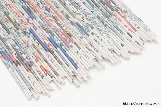 Плетение из газет - подставка для инной бутылки Плетение из газет - подставка для инной бутылки плетение из газет,своими руками,сделай сам