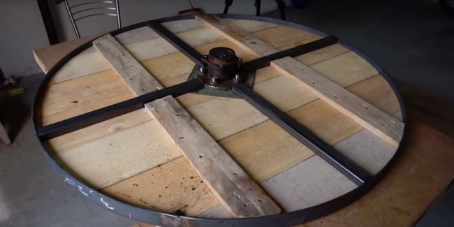 Карусель из ступицы карусель своими урками