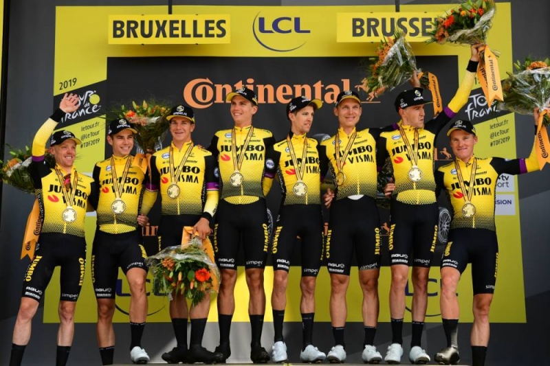 Команда Jumbo-Visma – победитель 2-го этапа Тур де Франс-2019