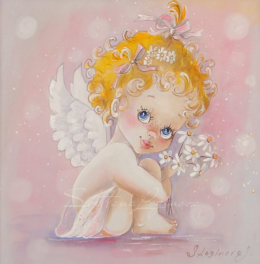 Little angel на русском языке. Милые ангелочки. Ангелочки мультяшные. Нежный ангел. Ангелочек живопись.