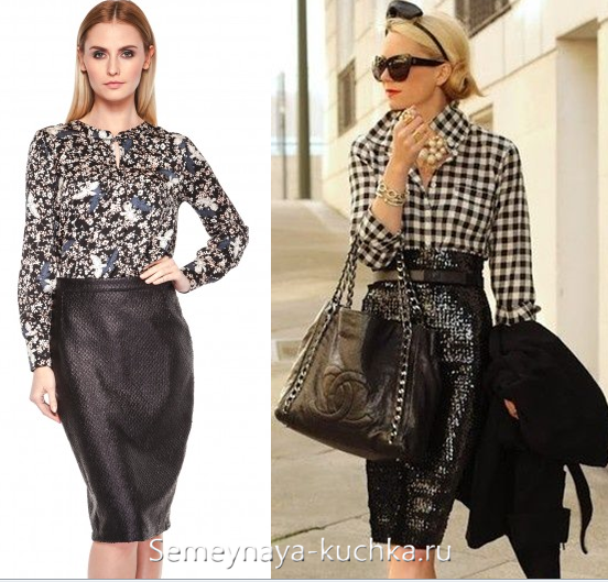  офисная деловая юбка