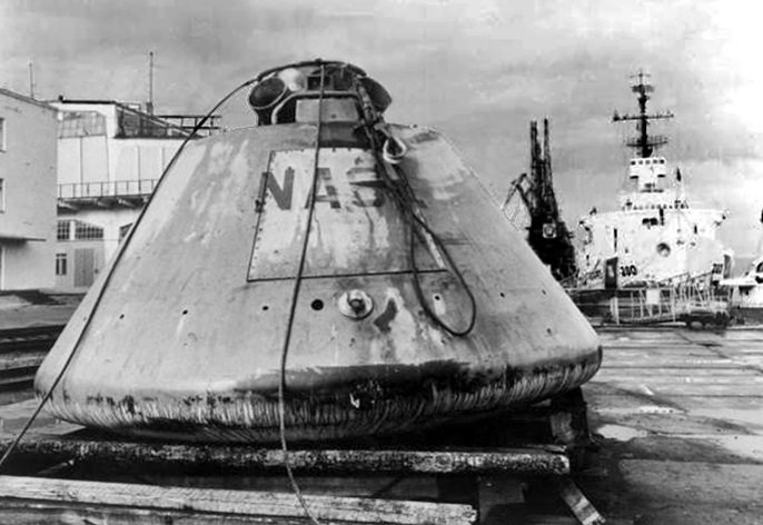 Как СССР США капсулу от «Аполлона» возвращал 70-е, СССР, Союз-Апполон