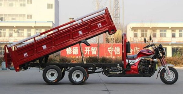 Китайская альтернатива грузовикам - мотоциклы-самосвалы Китайская альтернатива грузовикам - мотоциклы-самосвалы авто и мото,велосипеды,самосвалы,странное