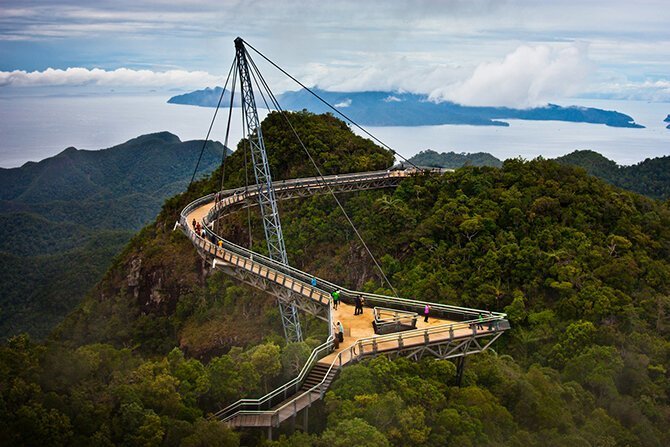 Малайзия. Кедах. Небесный мост Лангкави. история, мосты, путешествия, факты, фото