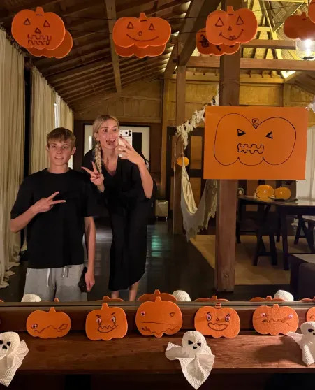 Елена Перминова с сыном Никитой