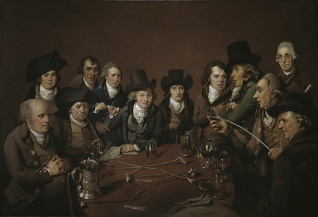 This 18th-century book club was known for its radical politics (Note: Beer, no books). 