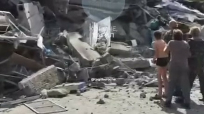 Опубликовано видео первых секунд после обрушения дома в Нижнем Тагиле