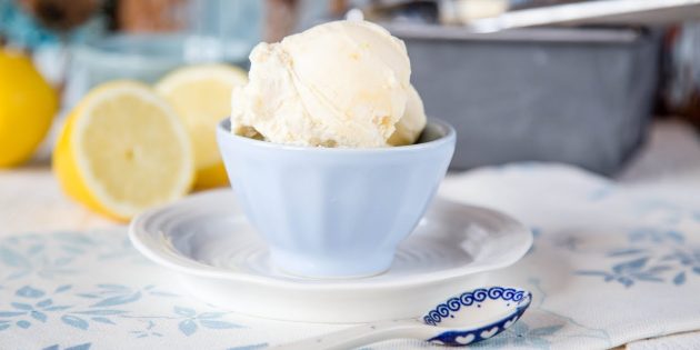 Как сделать лимонное мороженое