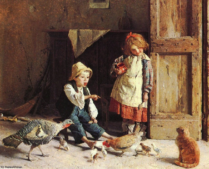 Мир детства XIX века на картинах Гаэтано Чиерици, за которые сегодня выкладывают баснословные суммы на аукционах﻿ 