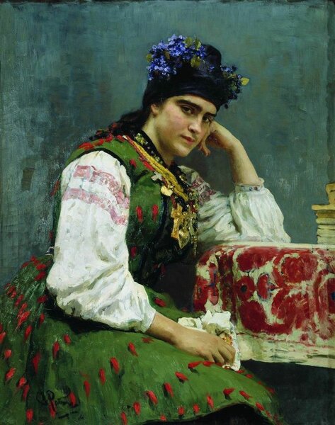 Портрет С. М. Драгомировой. Илья Ефимович Репин, 1889