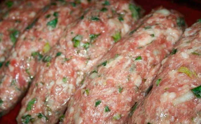 Люля-кебаб без шампуров в духовке мясные блюда