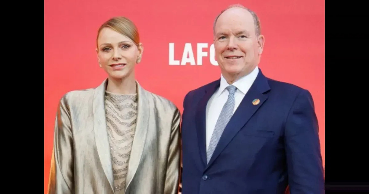 Золотой выход: княгиня Шарлен и князь Альбер II на вручении звёзд Michelin