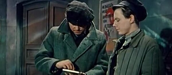 «Испытательный срок», киностудия «Мосфильм», 1960 год. В роли стажера Угрозыска Саши Егорова — Олег Табаков.
