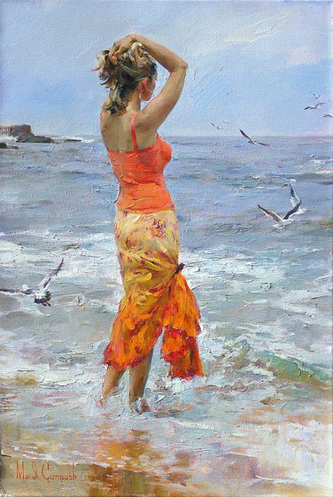 И как её за это не любить..? Michael & Inessa Garmash Живопись