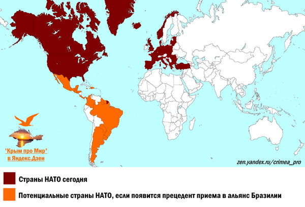 Станет ли Бразилия членом НАТО, как заявил Трамп. Какие страны Южной Америки могут это сделать новости,события