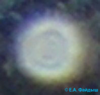 Рис. 6. Увеличенная фотография плазмоида, сделанная на Корсике (Франция) в мегалитическом комплексе Филитоза (Filitosa) во время экспедиции Е.А. Файдыша