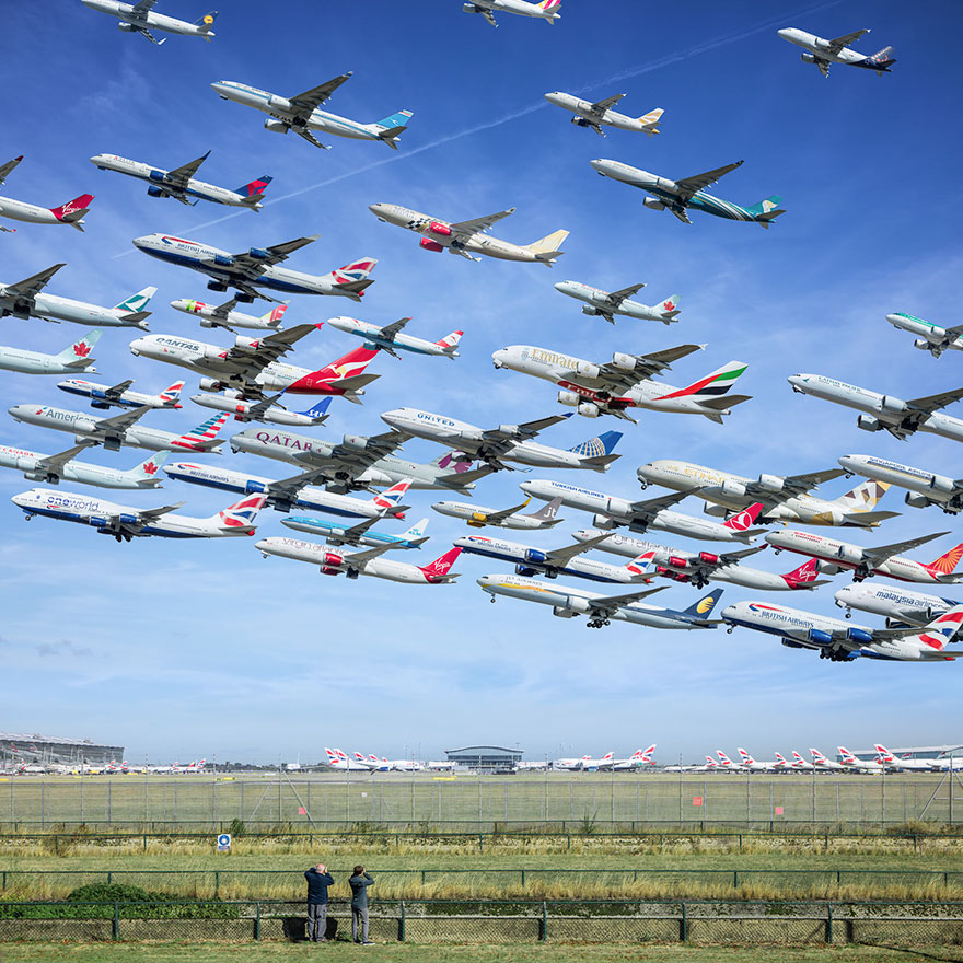 Стаи железных птиц: как выглядят транспортные потоки в аэропортах мира снимок, сделан, аэропорт, ЛосАнджелеса, когда, очень, Хитроу, самолетов, аэропорта, нужно, самолеты, Европе, снимков, полосы, чтобы, Схипхол, Снимок, сделать, фотографии, «Турбулентность