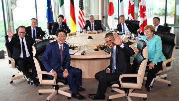 Лидеры стран-участниц саммита G7 в Японии