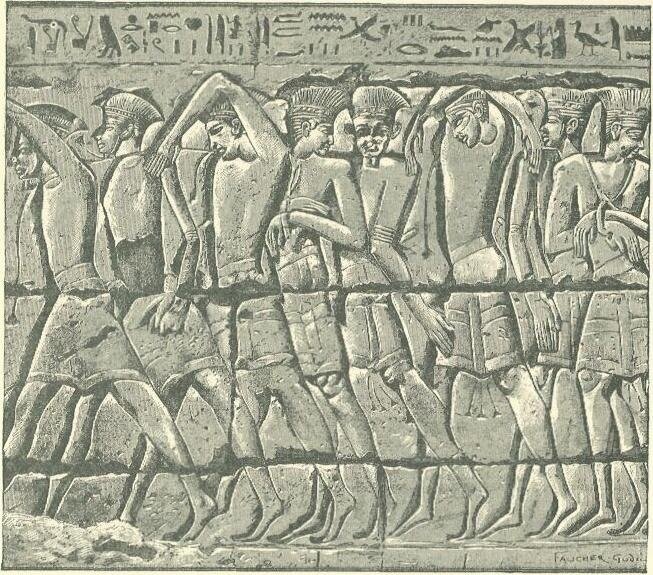 Филистимляне (Мединет-Абу, погребальный храм Рамсеса III)