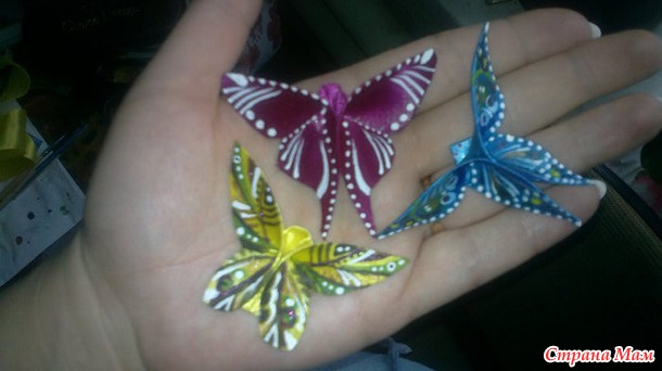 Атласные бабочки. МК.