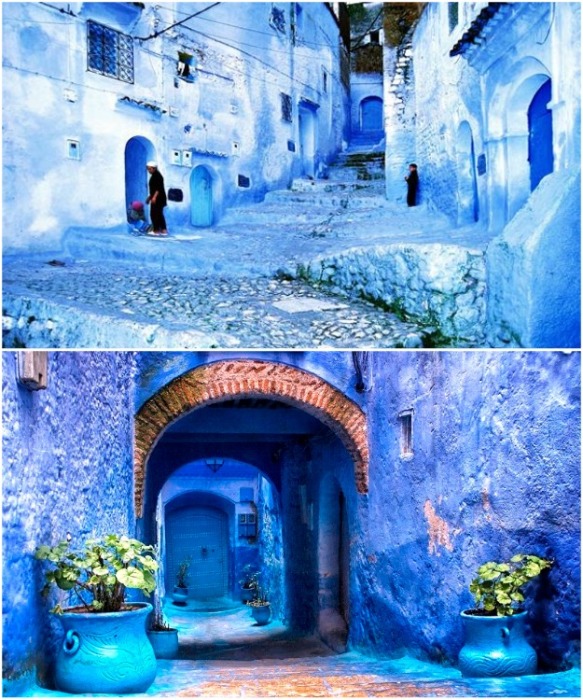  Историческая часть города полностью сохранила очарование старинных домов и колорит улочек (Chefchaouen, Марокко). | Фото: orangesmile.com.