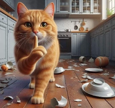 Пугливый кот Матвей