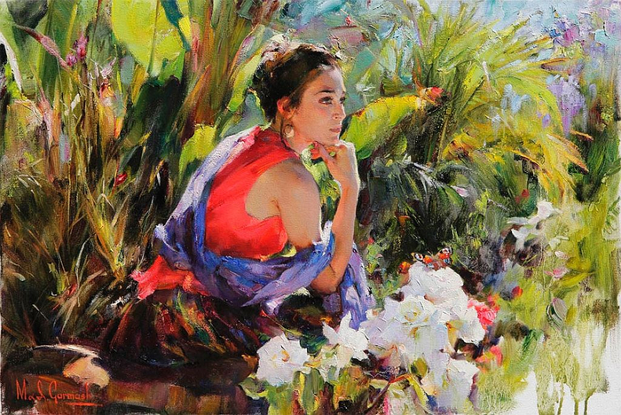 И как её за это не любить..? Michael & Inessa Garmash Живопись