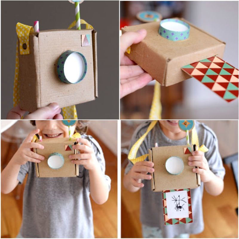 Универсальная игрушка: 30 способов занять ребенка с помощью картонной коробки, фото № 21