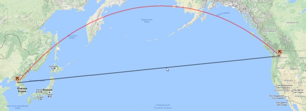 Сколько от москвы до петропавловска камчатского. От Японии до Америки. Владивосток Лос Анджелес расстояние через тихий океан. От Владивостока до США. Маршрут от Японии до Америки.