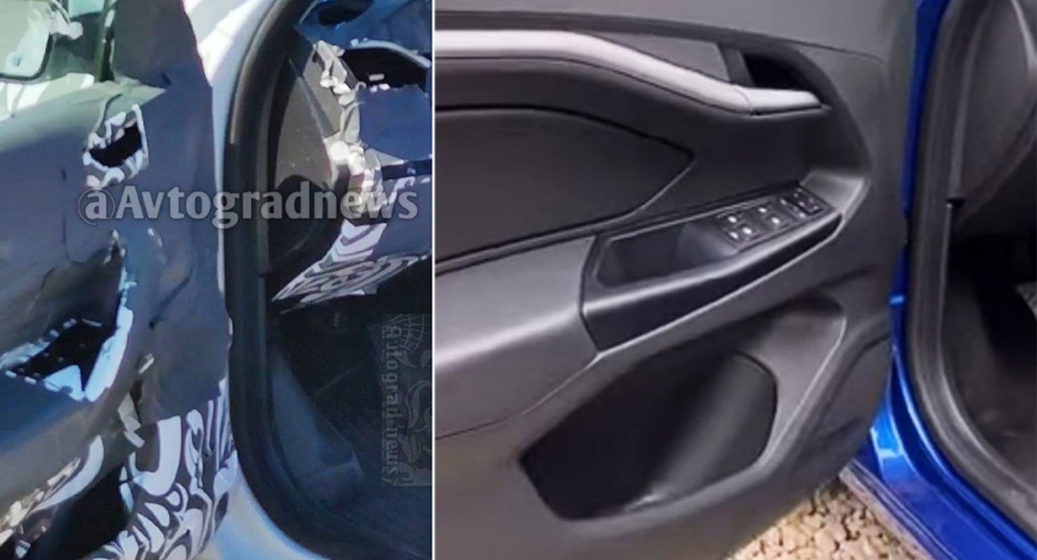 «Шпионы» показали, какими будут двери новой Lada Vesta на фото Автомобили