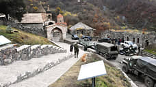 Наблюдательный пост российских миротворческих сил у монастырского комплекса Дадиванк