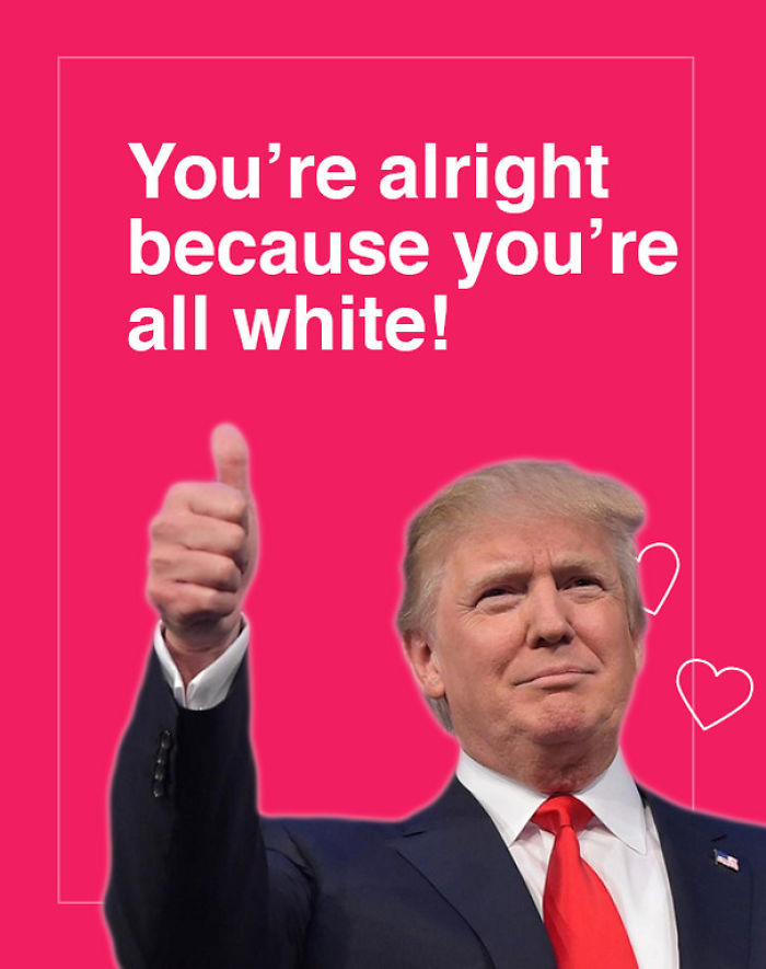 Trump Valentine's Day Cards