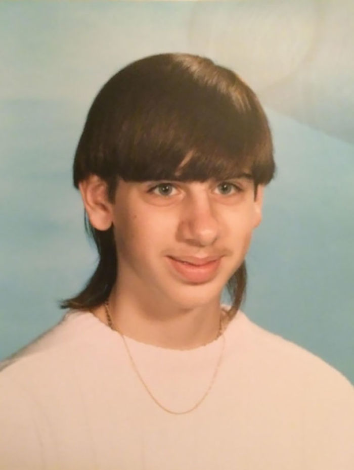 Boyfriend In 8th Grade, Sporting A Mullet/bowl Cut