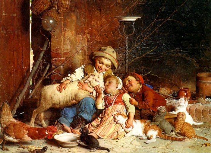 Мир детства XIX века на картинах Гаэтано Чиерици, за которые сегодня выкладывают баснословные суммы на аукционах﻿ 