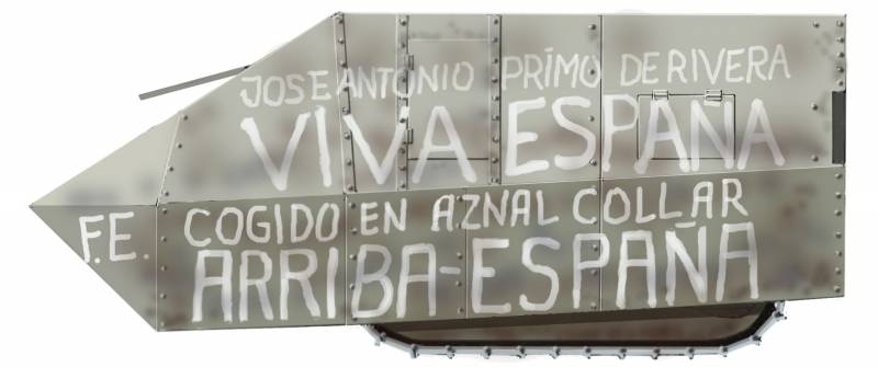 Просто «тизнаос». Самодельные бронеавтомобили гражданской войны в Испании оружие