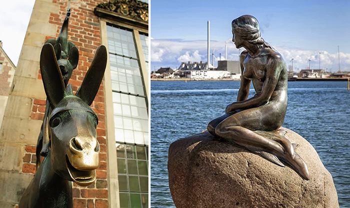 Где можно увидеть знаменитые статуи, созданные по мотивам сказок