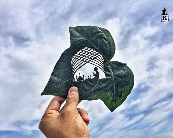 Резьба по листьям - новая форма искусства, которая завораживает 