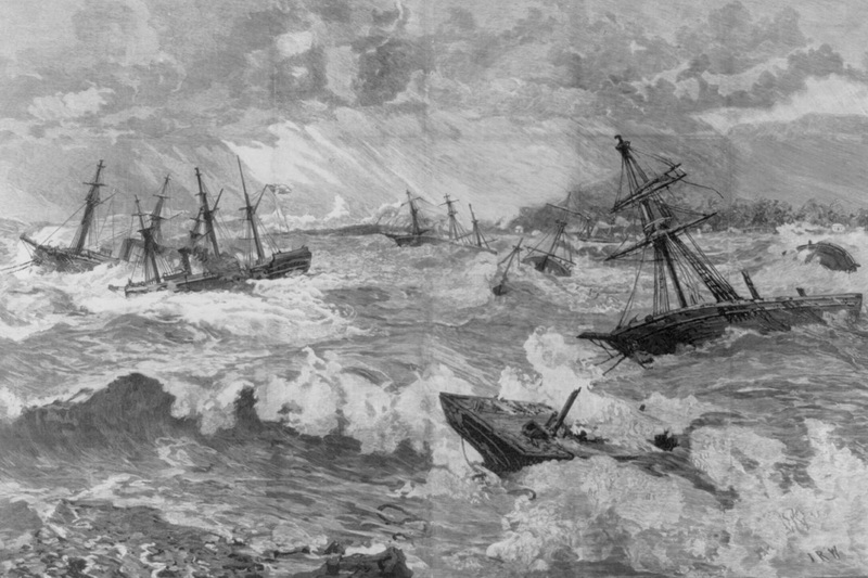 1889 год. Как в войне немцев с англичанами всех победил тайфун 1889 год. Как в войне немцев с англичанами всех победил тайфун история,оружие