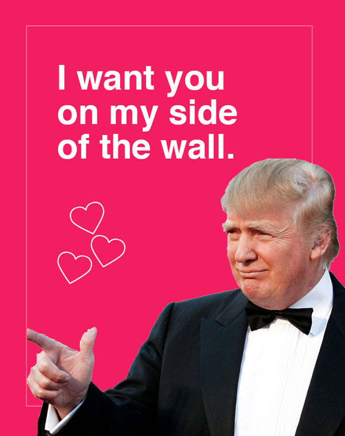 Trump Valentine's Day Cards