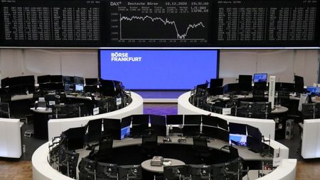 The German share price index DAX graph is pictured at the stock exchange in Frankfurt, Germany, December 10, 2020. REUTERS/Staff