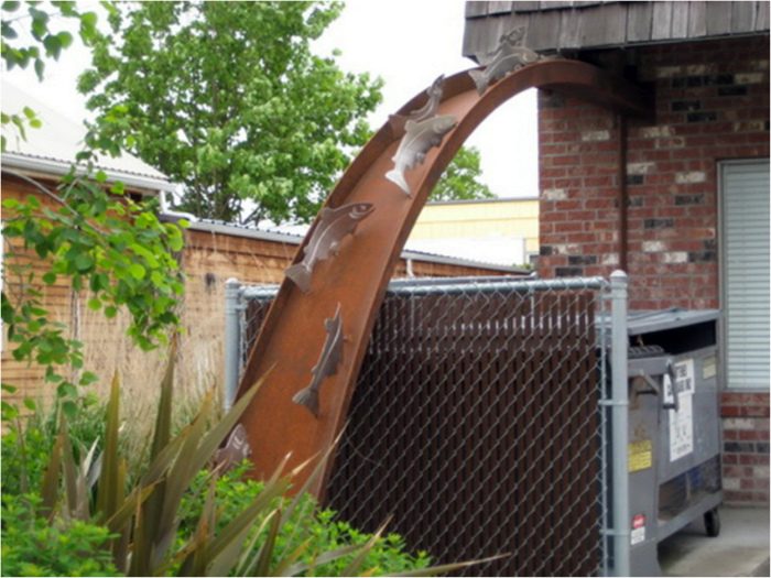 Идеи создания необычной ливневой системы в частном доме для дома и дачи,ландшафтный дизайн