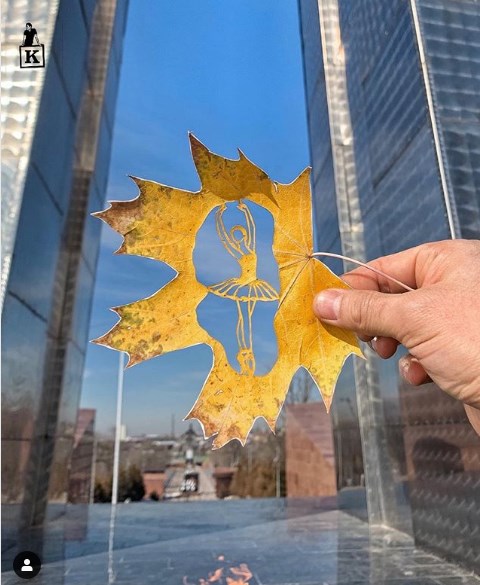 Резьба по листьям - новая форма искусства, которая завораживает 