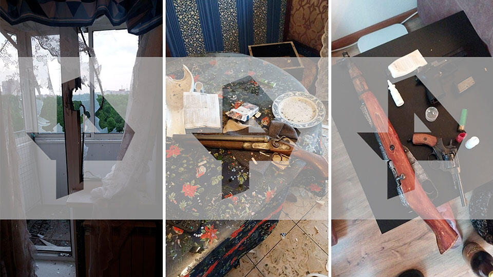 Арсенал оружия нашли в квартире стрелявшего по полицейским в Петербурге