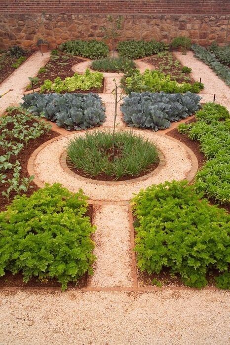 Огородное совершенство: 20 овощных клумб для тех, кто уважает посадки и выращивание дача,сад и огород