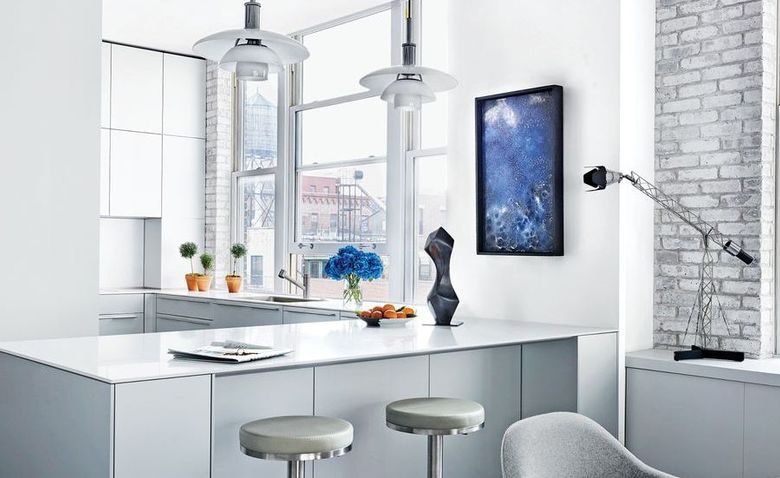 Рай для звезды на Манхэттене: невероятно изысканный лофт в светлых тонах