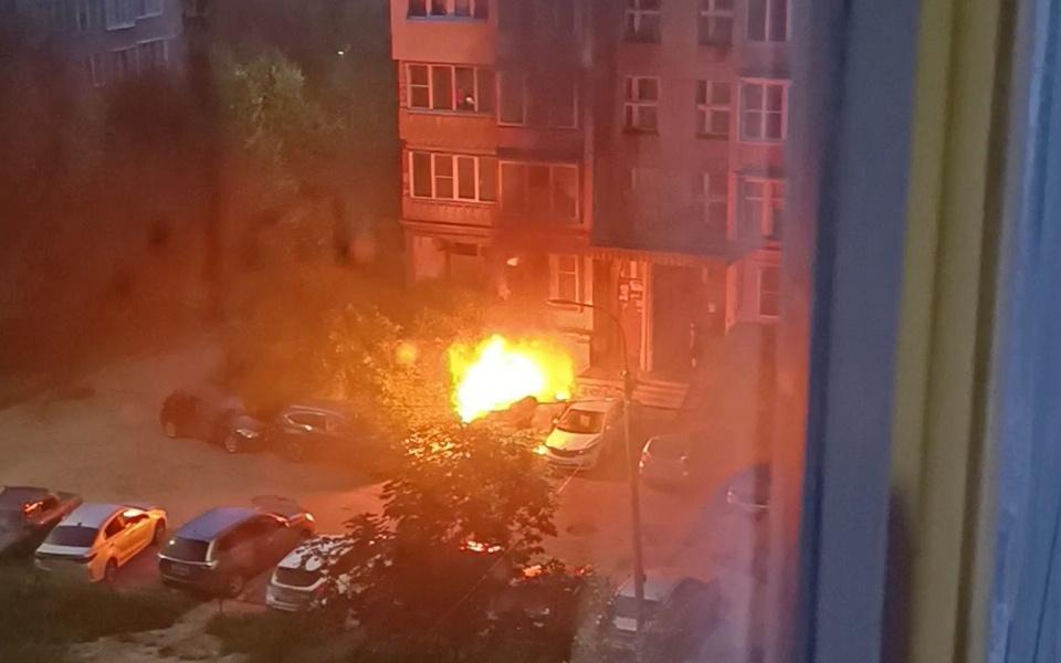На улице Берёзовой в Рязани сгорели два автомобиля