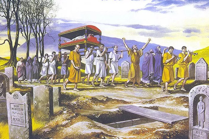 В какой-то момент плакать на похоронах попросту запретили. /Фото: ritual.ru