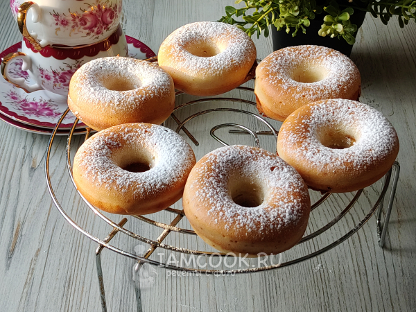 Пончики с карамелью, рецепт с фото