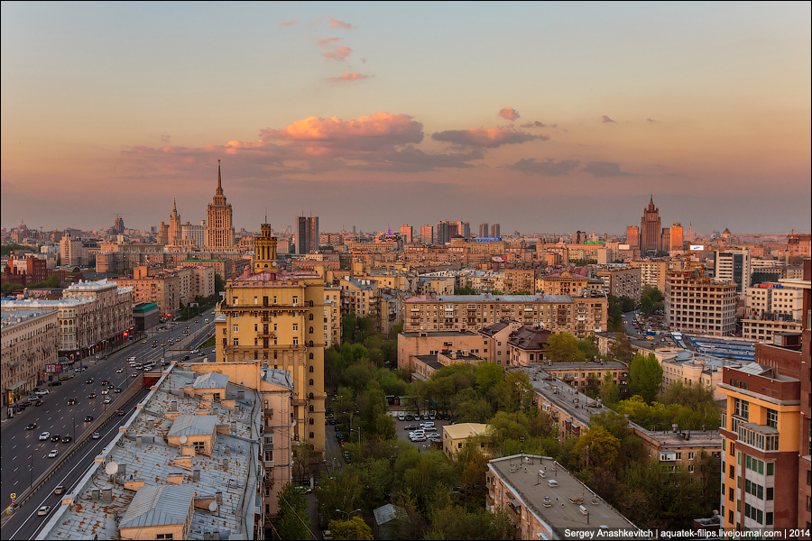 Солнечный день в москве